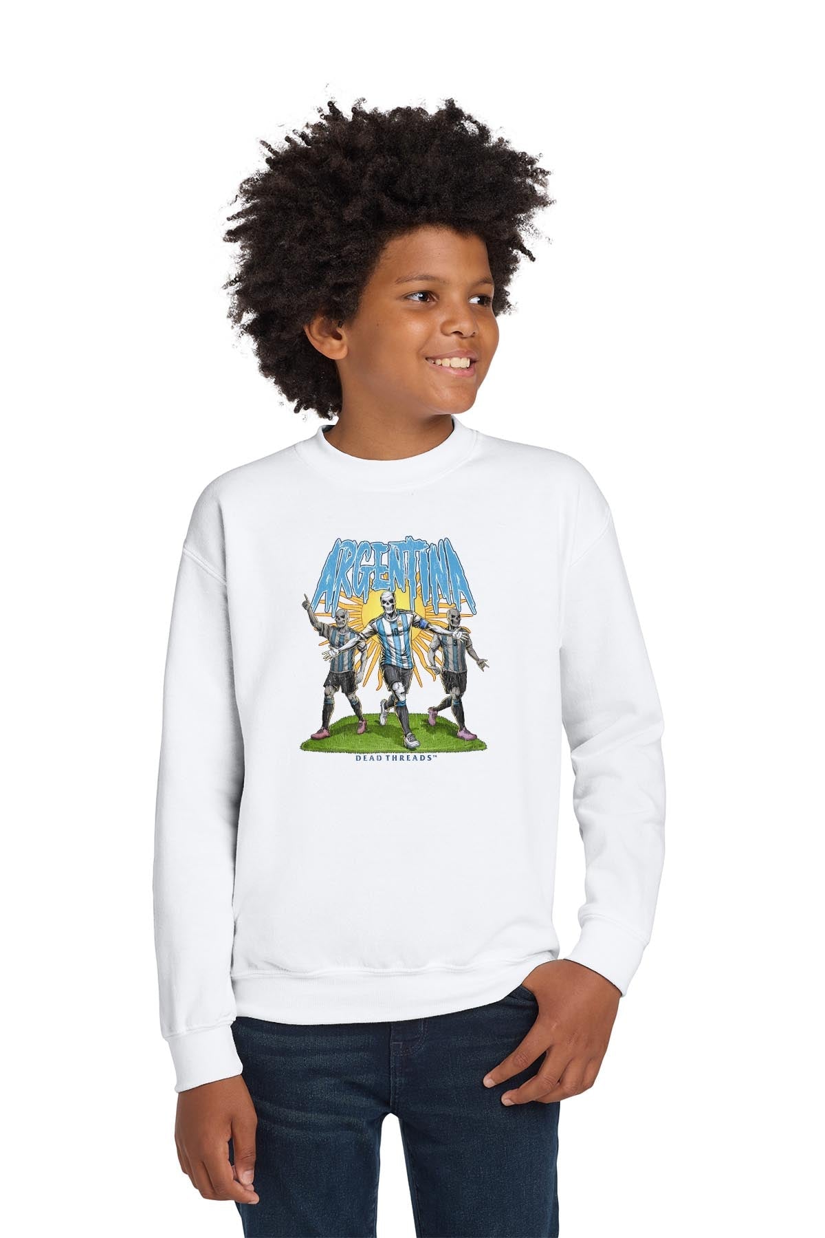 ARGENTINA SOCCER - KIDS CREWNECK SWEATSHIRT