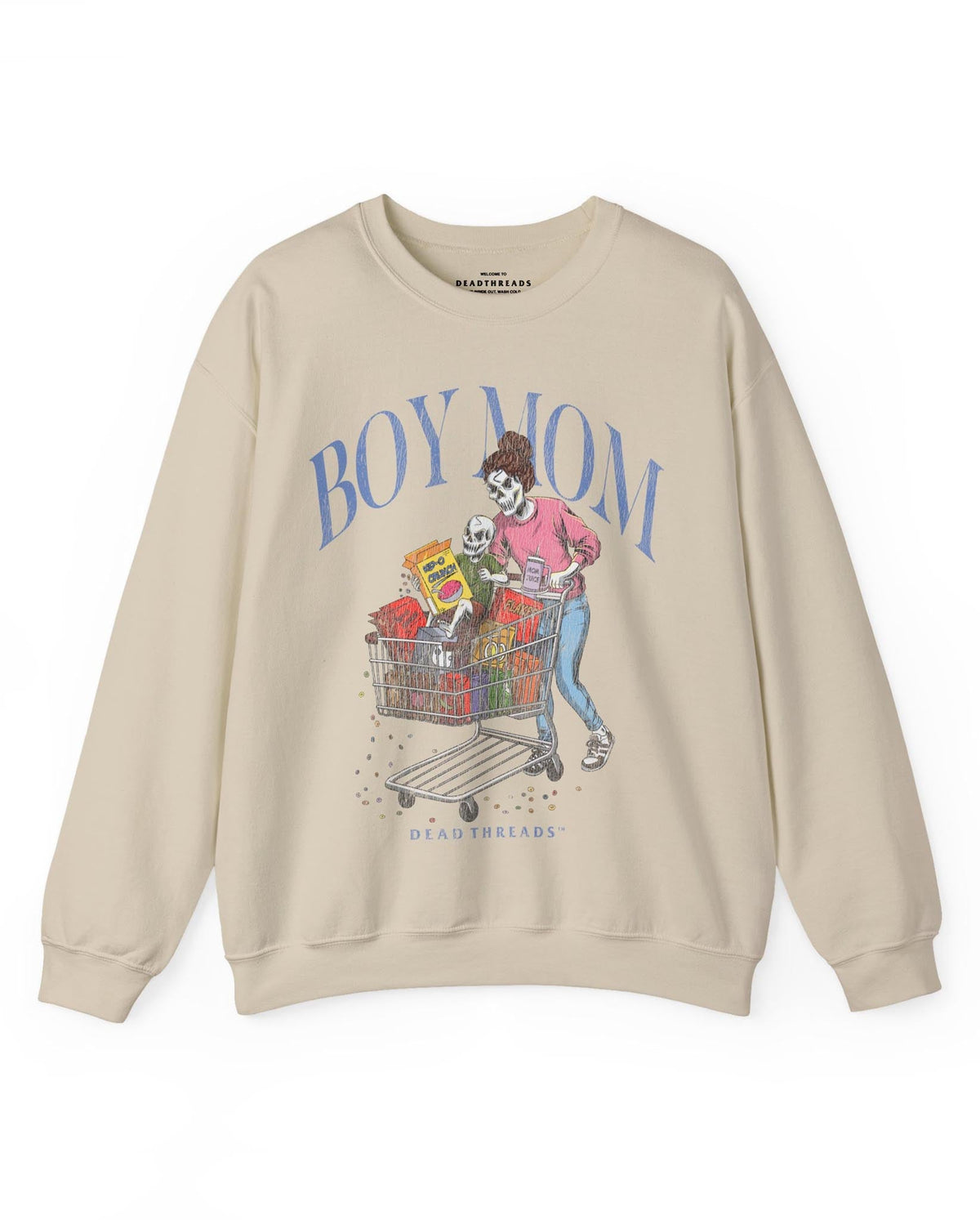 BOY MOM v1 - CREWNECK SWEATSHIRT product image 4