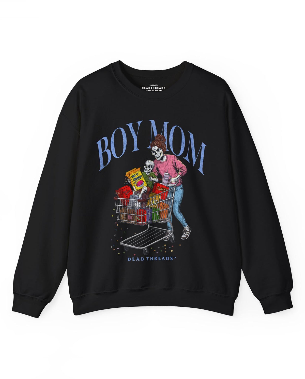 BOY MOM v1 - CREWNECK SWEATSHIRT product image 1