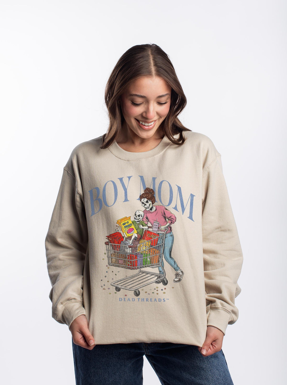BOY MOM v1 - CREWNECK SWEATSHIRT product image 5