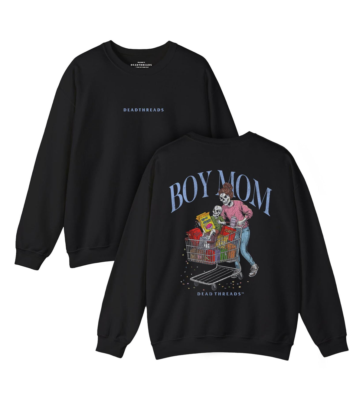 BOY MOM v1 - “DT ESSENTIAL" CREWNECK SWEATSHIRT product image 1
