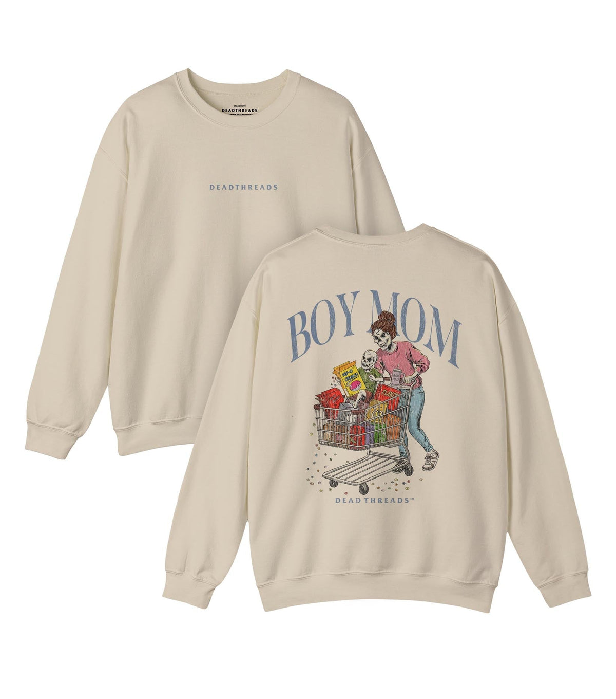BOY MOM v1 - “DT ESSENTIAL" CREWNECK SWEATSHIRT product image 3
