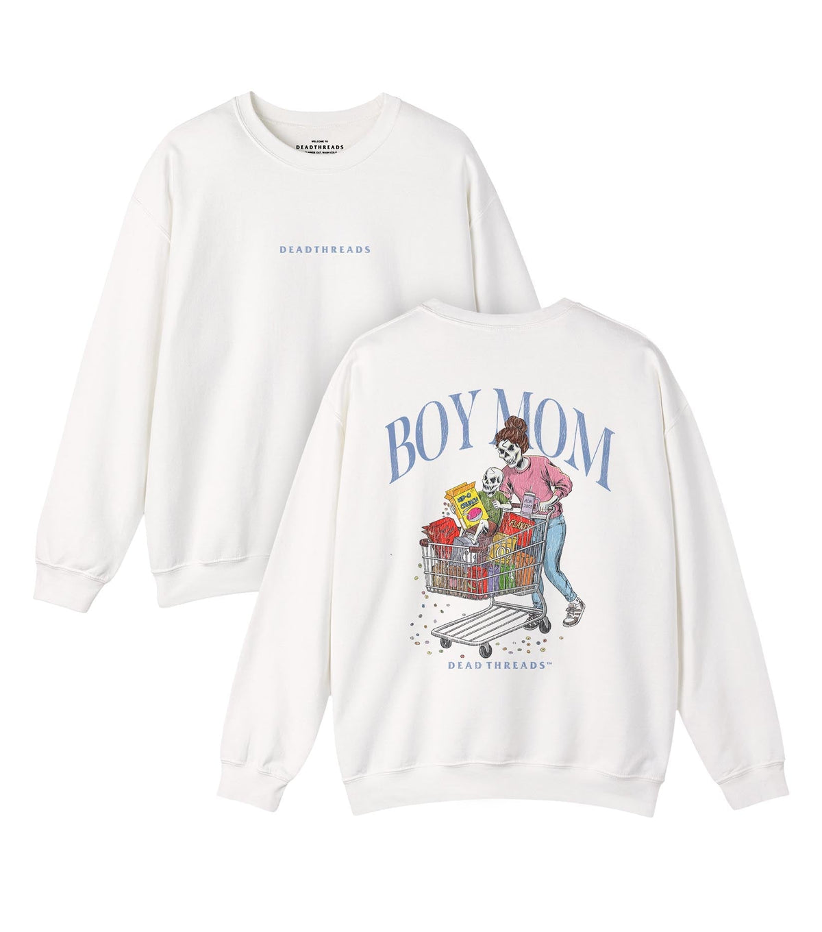 BOY MOM v1 - “DT ESSENTIAL" CREWNECK SWEATSHIRT product image 2