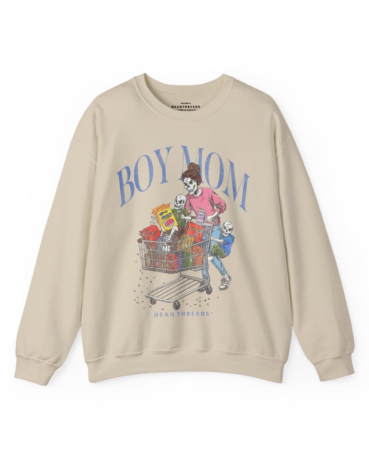 BOY MOM v2 - CREWNECK SWEATSHIRT product image 4