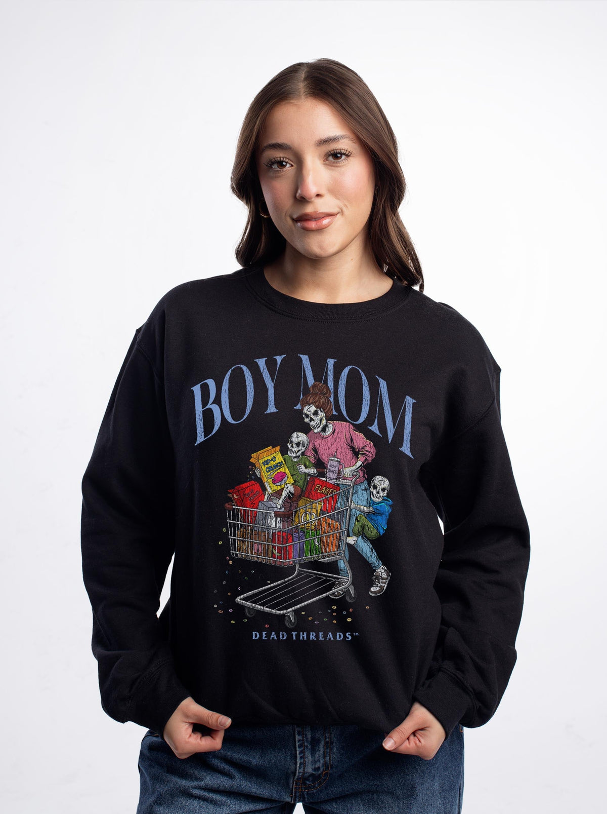 BOY MOM v2 - CREWNECK SWEATSHIRT product image 2