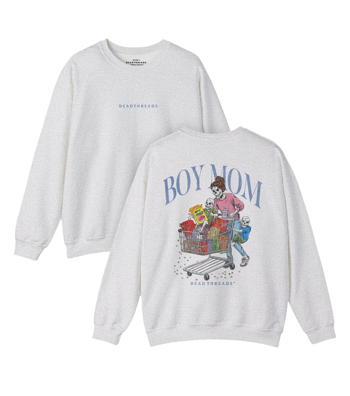 BOY MOM v2 - “DT ESSENTIAL" CREWNECK SWEATSHIRT product image 4