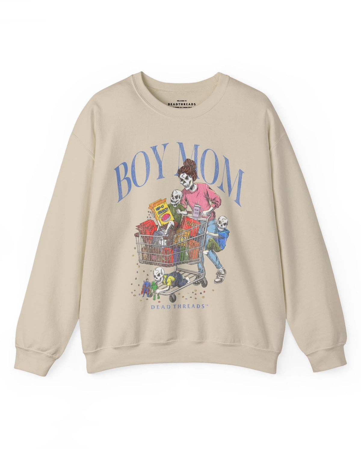 BOY MOM v3 - CREWNECK SWEATSHIRT product image 4