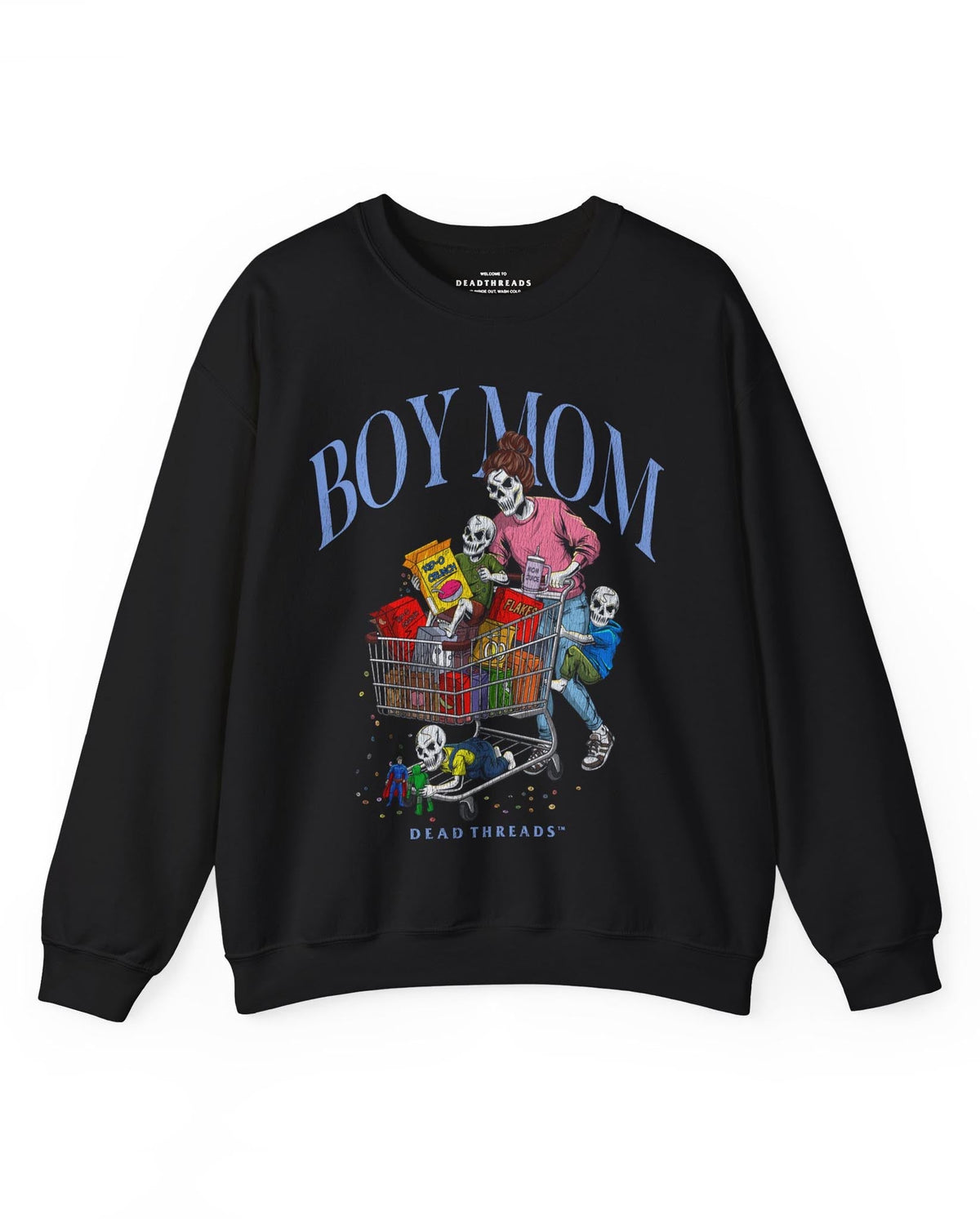 BOY MOM v3 - CREWNECK SWEATSHIRT product image 1