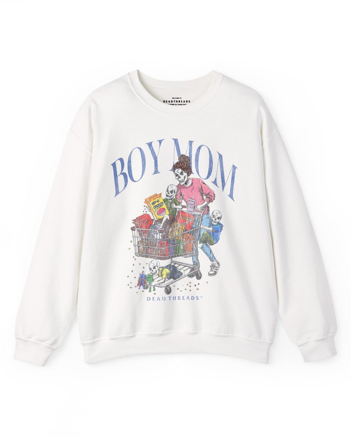 BOY MOM v3 - CREWNECK SWEATSHIRT product image 3