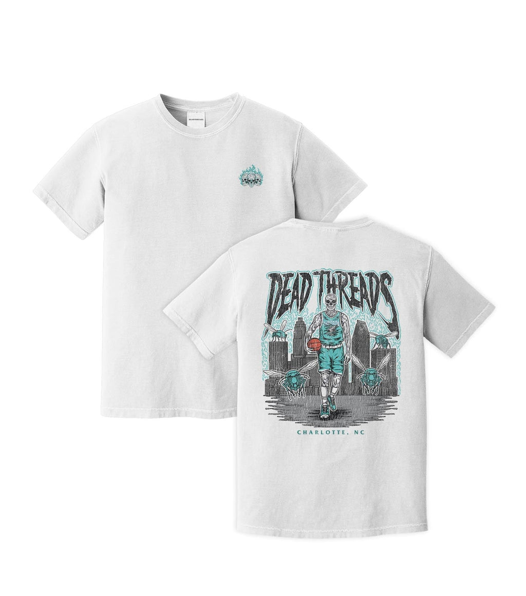 CHARLOTTE BASKETBALL - “3 SKULL” PREMIUM T-SHIRT product image 7