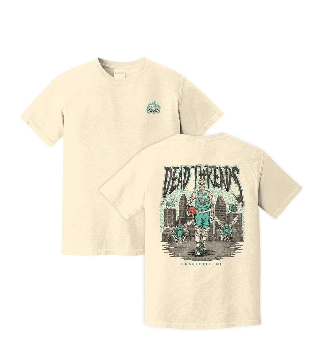 CHARLOTTE BASKETBALL - “3 SKULL” PREMIUM T-SHIRT product image 10