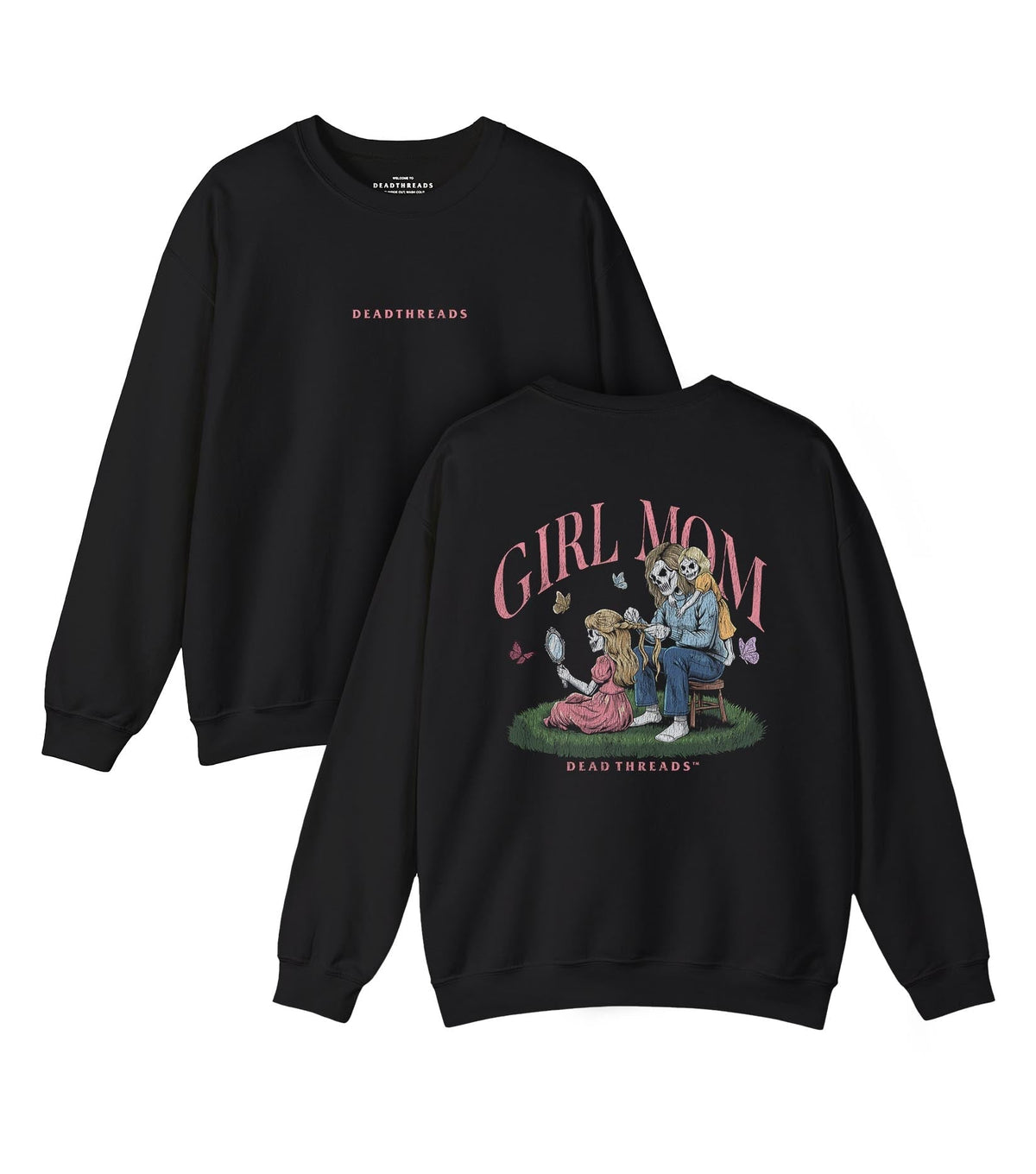 GIRL MOM v2 - “DT ESSENTIAL" CREWNECK SWEATSHIRT product image 1