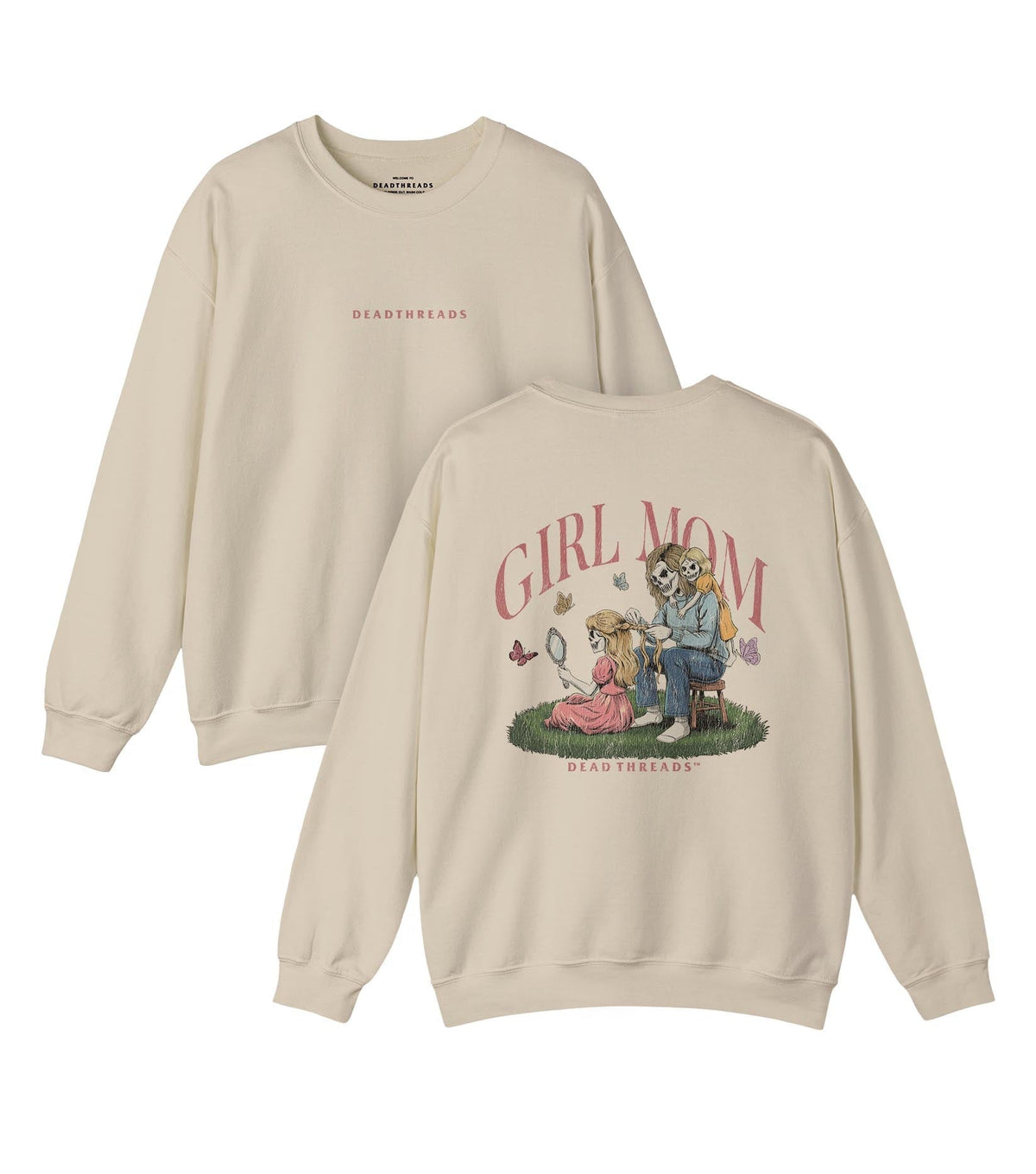 GIRL MOM v2 - “DT ESSENTIAL" CREWNECK SWEATSHIRT product image 3