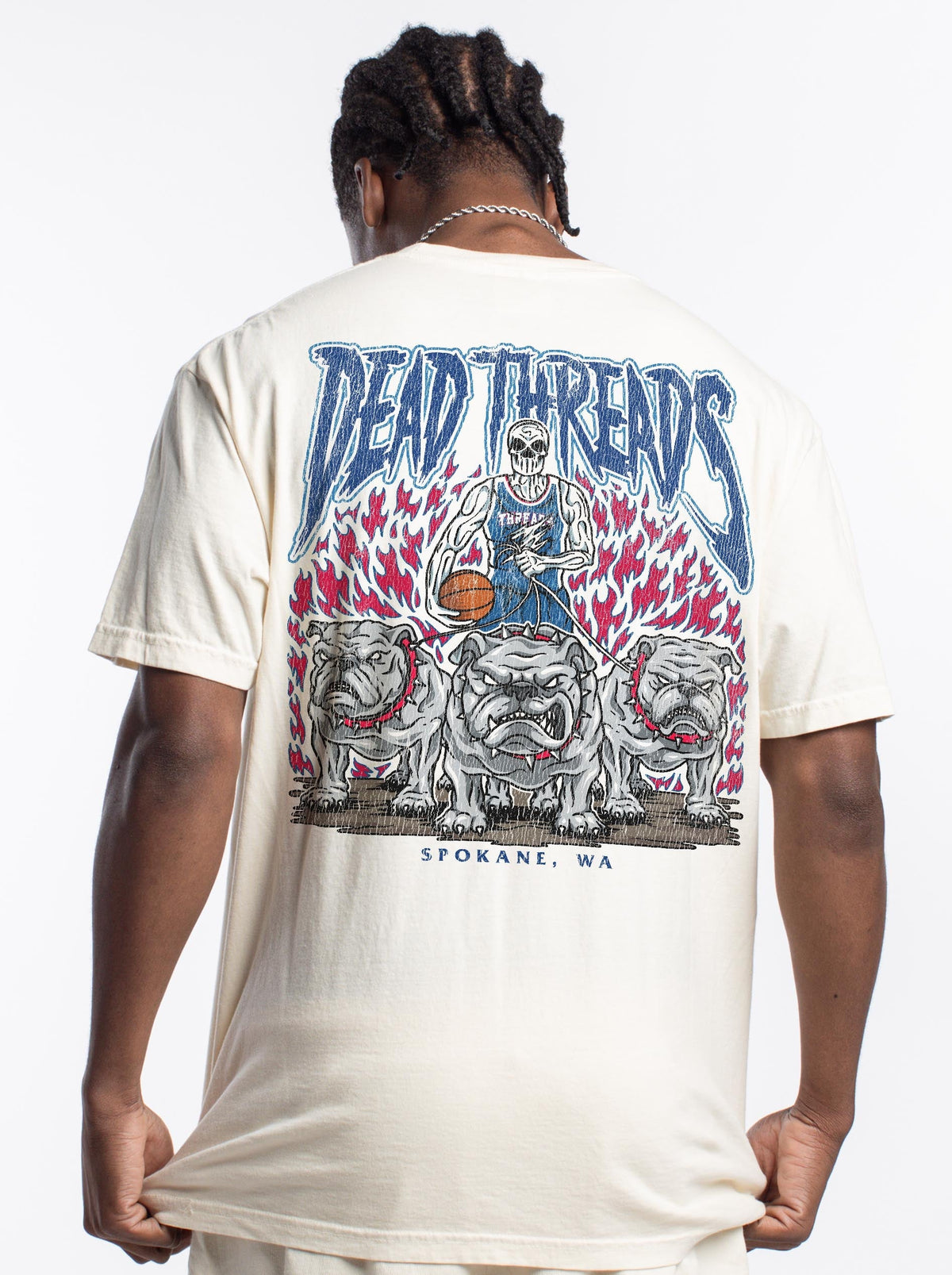SPOKANE BASKETBALL - “3 SKULL” PREMIUM T-SHIRT product image 13