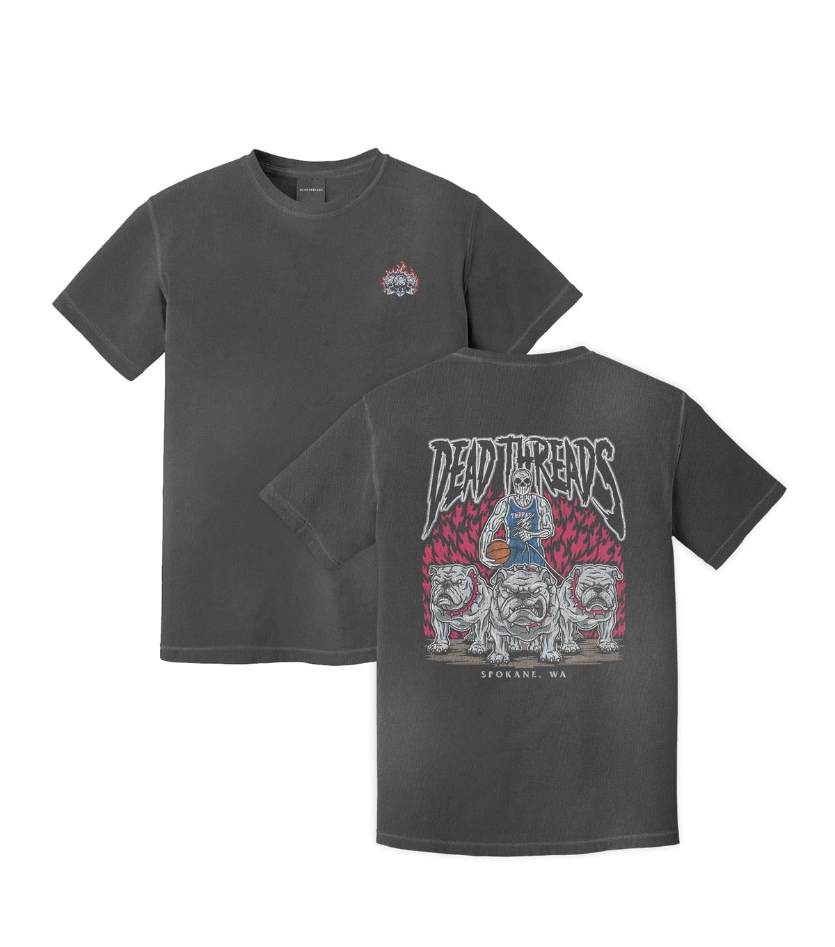 SPOKANE BASKETBALL - “3 SKULL” PREMIUM T-SHIRT product image 1